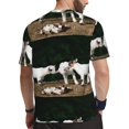 thumbnail image 2 of Rocae Cute Goat Baby for Men's Mesh Quick-Dry Short Sleeve Workout T-Shirt,Mens Crew Neck Tee Lightweight Soft Classic T Shirts Small, 2 of 9