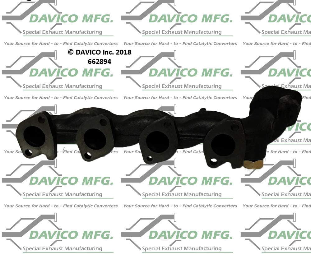 Davico Mfg 662894 Stand alone Exact-Fit exhaust manifold