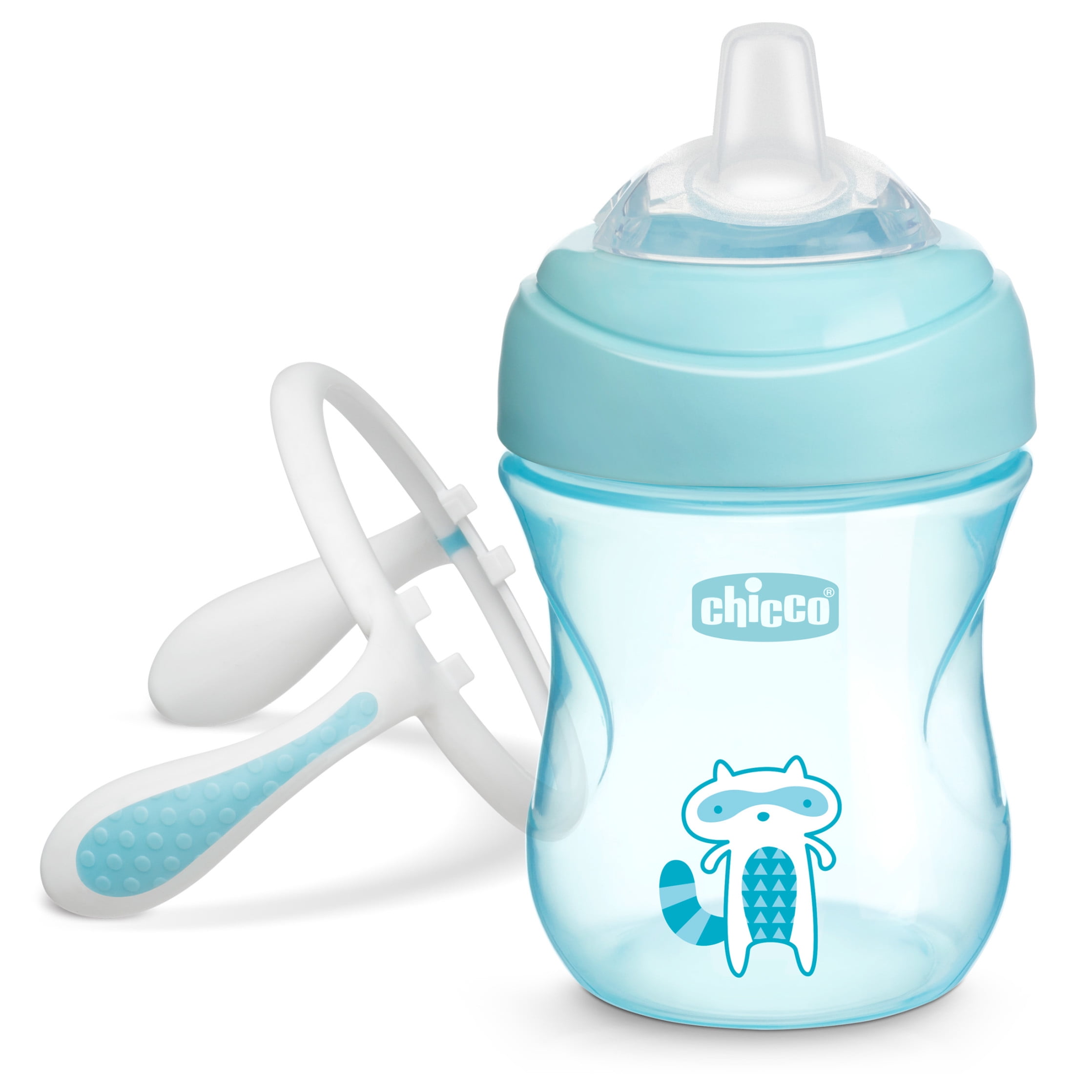Chicco 7oz. Silicone Spout Transition Sippy Cup, 4m+ - Blue, New