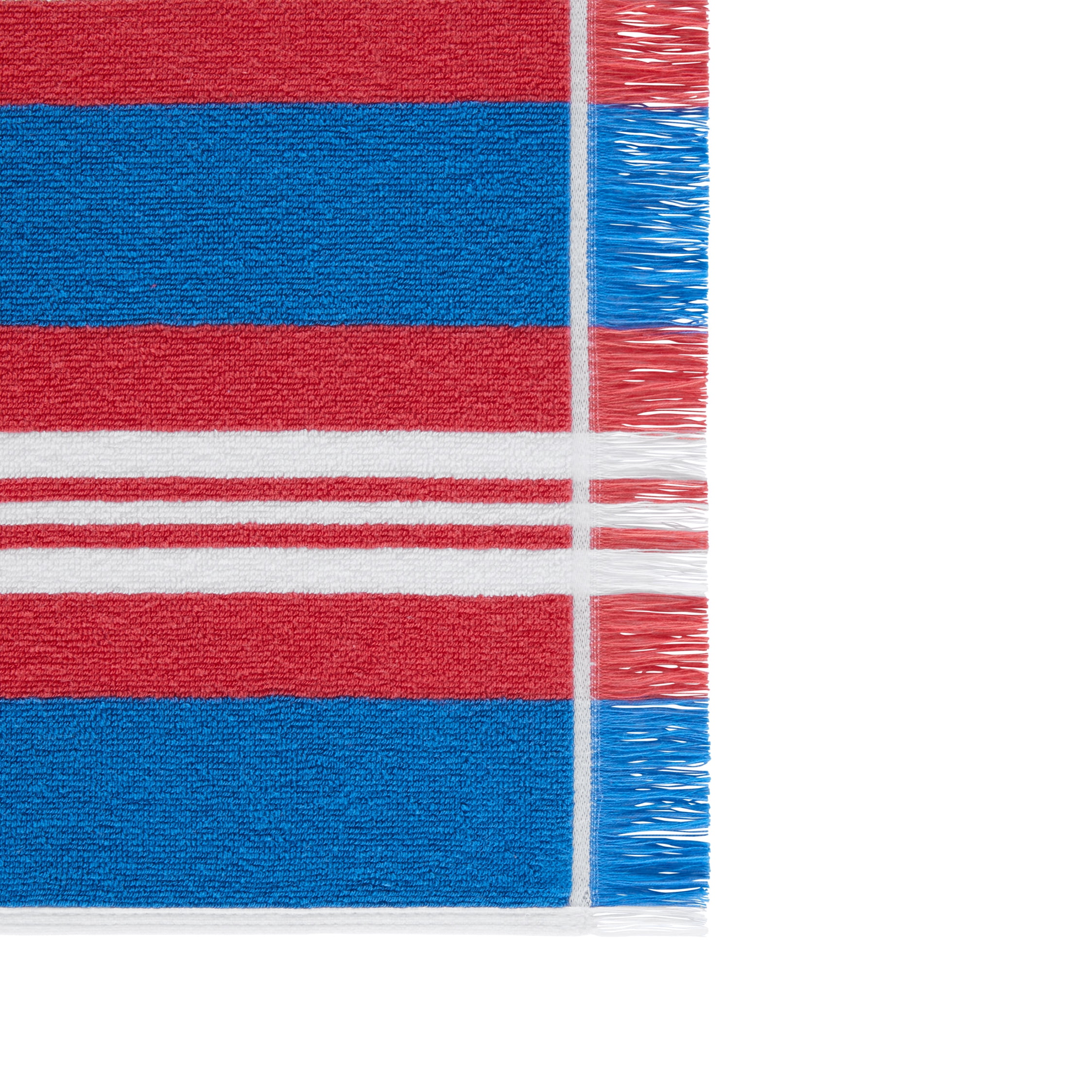 Mainstays Americana Striped Flat-Woven Fouta Cotton-Blend Beach Towel