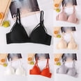 thumbnail image 3 of Deepwonder Women's Bralette Bra Lingerie V Neck Padded Adjustable Bra Intimates Lingerie Underwear, 3 of 7