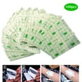 thumbnail image 4 of becaristey 100 Pcs 10x12cm Rubans Adhésifs Transparents Imperméables Bandage Médical, 4 of 9