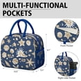 thumbnail image 6 of Lunch Bag Women,Zipper Closure Lunch Tote for Women Adult Men,Small Leakproof Starfish (225) Lunch Tote Beach Picnic Cooler Tote Bag for Work Office Picnic, 6 of 7