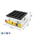 thumbnail image 3 of INTBUYING Nonstick Electric Digital Red Bean Dora Cake Baker Waffle Maker Catering Equipment, 3 of 4