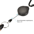 thumbnail image 3 of Uxcell Double Sided Retractable Cord Clip Dust Groove Cleaner Golf Club Brush Orange, 3 of 6