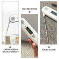 thumbnail image 2 of Miangastore Professional Meat Thermometer Abs White 1Pcs 15.2x1.4x0.6in, 2 of 8