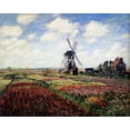 thumbnail image 1 of Tulip Fields- Monet - CANVAS OR FINE PRINT WALL ART, 1 of 1