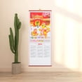 thumbnail image 3 of MOVTOTOP 1Pack Hanging Calendar Multi Color Rectangular Simple and Plain Design for Home Decor 76.20X31.80X0.10Cm, 3 of 8