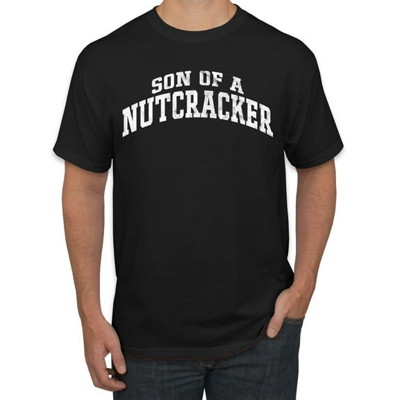 Wild Bobby Vintage Movie Quote Son Of A Nutcracker Men T-Shirt, Black, Small