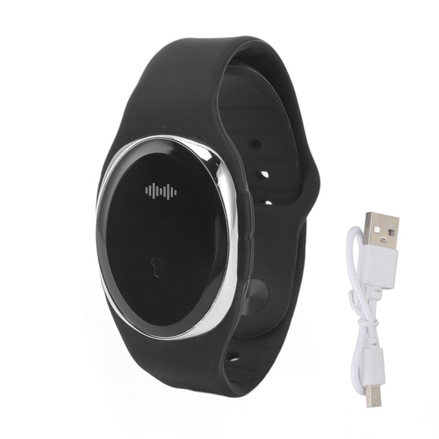 Reloj repelente de mosquitos con carga USB, pulsera repelente de mosquitos ultrasónica de 3 engranajes para mujeres embarazadas y niños