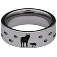 thumbnail image 4 of Wolf and Cub Tungsten Carbide Ring, 4 of 9