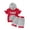 Red, variant on Toddler Baby Boy Outfit Short Sleeve Hooded Tops Drawstring Shorts Baby Boy Summer Clothes 6 12 18 24 Months 3T