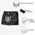 thumbnail image 4 of Underwear Men Boxers Wiccan Mandala Witches Boxer Underwear Male Underpant Boxershort Homme, 4 of 6