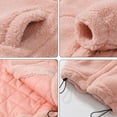thumbnail image 6 of adviicd Toddler Jacket Girls Varsity Jacket Kids Tweed Letterman Jackets Baseball Outerwear Stripe Trim Contrast Sleeve School Coats (Pink,7-8 Years), 6 of 7
