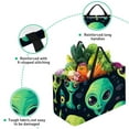 thumbnail image 3 of Alien Large Capacity Reusable Foldable Oxford Cloth Picnic Basket - Versatile Shopping Basket, Laundry Organizer, and Shopping Bag, 3 of 7