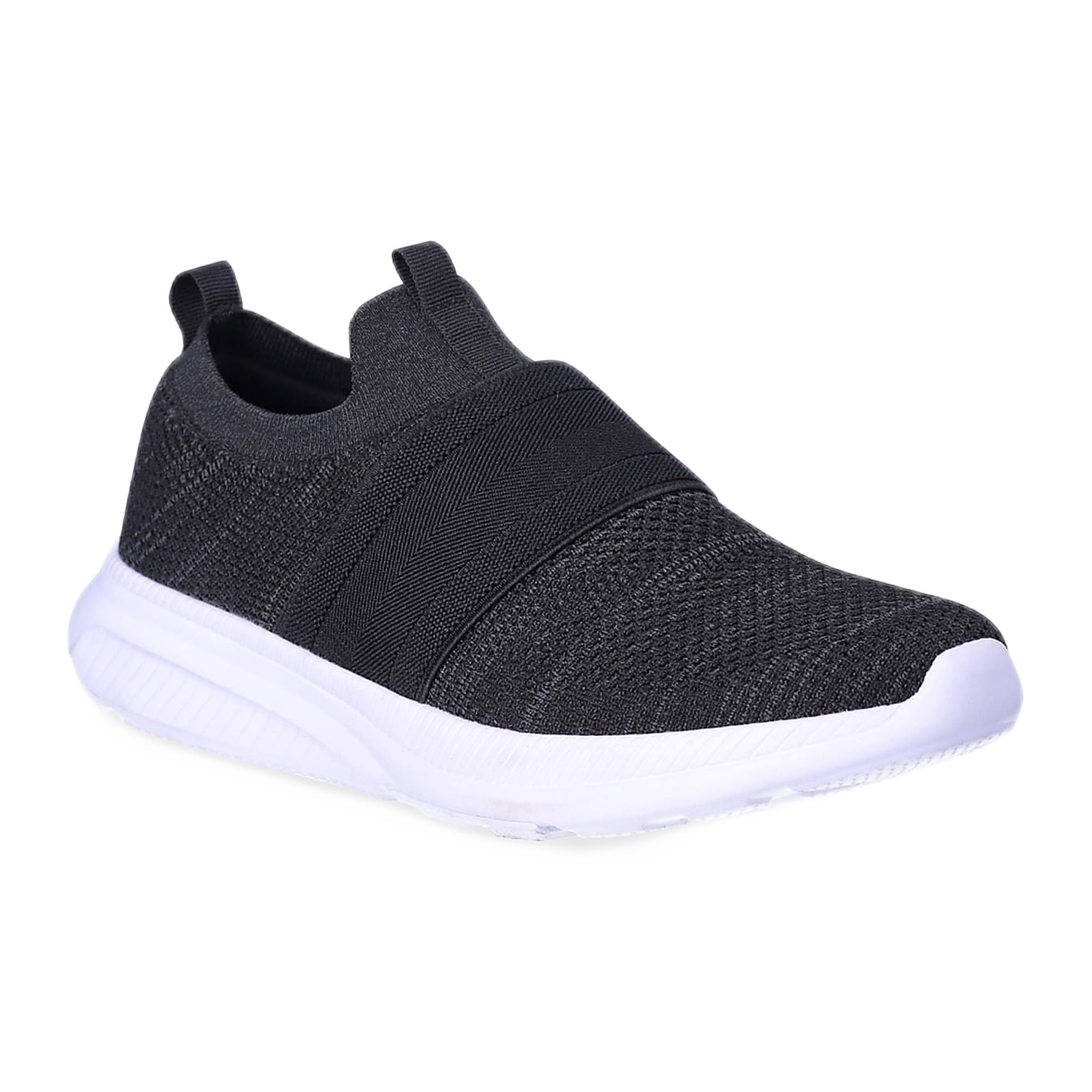 Athletic Works Men's Banded Jogger Slip-on Athletic Sneakers, Wide Width Available