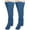 Blue, variant on Women Fashion Thigh High Socks Over Knee Stockings High Fuzzy Socks Over Knee Winter Leg Warmers Plush Slipper Socks For Christmas Home Sleeping 2 Pairs Socks Wine