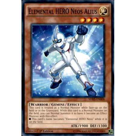 YuGiOh HERO Strike Structure Deck Elemental HERO Neos Alius