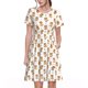 thumbnail image 1 of Easygdp Tigers go in for Sports para Vestido Transpirable de Mujer, Vestido Suelto de Manga Corta con Pliegues y Bolsillos para el Verano, 1 of 6