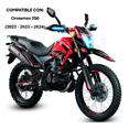 thumbnail image 2 of Cubierta Tapa Derecha De Tanque Vento Crossmax 250 Original Rojo/negro, 2 of 4