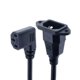 thumbnail image 2 of Iec320 C14 To C13 Extension Cord, C14 With Screw Holes And C13 Short Length, 2 of 5