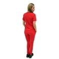 thumbnail image 3 of Fubu Women's Slim Fit High Waisted Jogger Yoga Scrub Pant Medical Nursing Uniform, 3 of 7