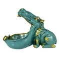 thumbnail image 2 of Hippo Statue Candy Tray Key Bowl Resin Decoration, Fun Home Living Room Ornament, Christmas Decorations, Christmas Ornaments 2025, Personalized Christmas Vacation Decor, 2 of 8