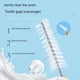 thumbnail image 3 of Cepillo interdental de mango recto, 60 unidades por caja, cepillo para limpieza de espacios entre dientes, cepillo interdental de ortodoncia tipo I, 3 of 6