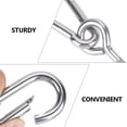 thumbnail image 3 of AURARMLET 4Pcs Heavy Duty Hooks For Hammock Chair And Gymnastics Rings Indoor Outdoor Use, 3 of 7