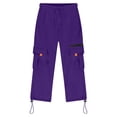 thumbnail image 4 of CONZONE Kids Boys Cargo Sweatpants Wide Leg Sweat Pants for Child Elastic Waist Solid Athletic Jogger Pants with Pockets, 4 of 5