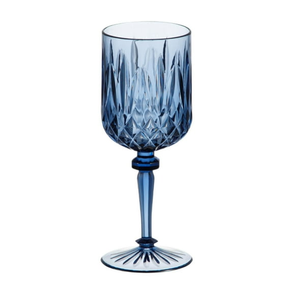 Baoblaze Acrylic Wine Goblet Party Supplies Wine Cup for Bar Home Restaurant Blue
