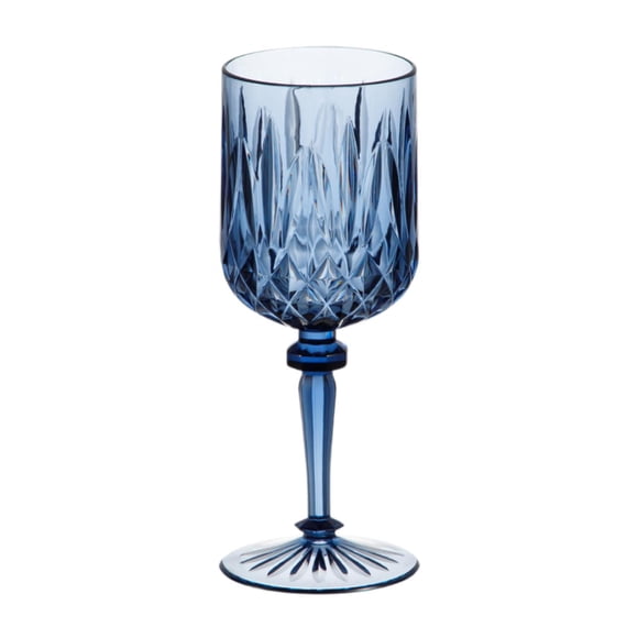 vino acrílica para beber, decoración del hogar, suministros para fiestas, regalo cumpleaños, vino para restaurante, boda, hotel Azul