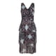 thumbnail image 2 of Vestido midi estampado negro André Badi Extra Chica, 2 of 5