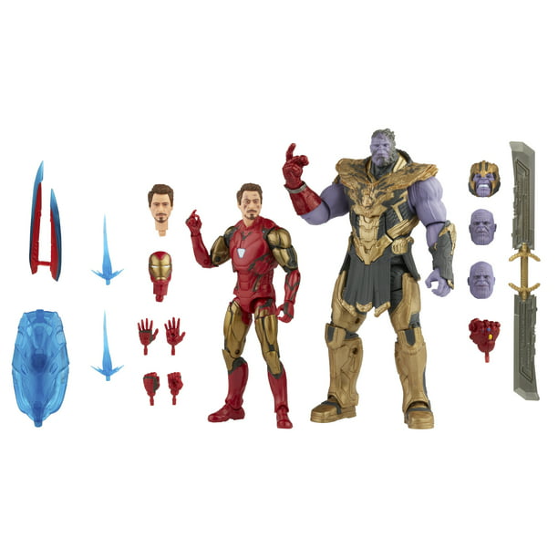 Legends Series 6-inch Scale Action Figure 2-Pack Iron Mark 85 vs. Thanos - Walmart.com