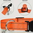 thumbnail image 5 of Dog Collar and Leash Set with Safety Seat Belt, Ideal for Walking – Fits Medium to Large Dog (Orange-M), 5 of 10
