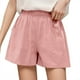 thumbnail image 1 of MKLEKYY Pantalones Cortos Anchos, Casuales, de Cintura Alta, Holgados y Finos para Mujer, 1 of 4