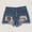 Blue, variant on Amzcrzy Womens Shorts Jean Shorts Women Women's Fashionable Solid Color Baseball Leopard Print Casual Hole Jeans Denim Shorts Shorts Women Denim Shorts Women Lounge Shorts Women