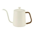 thumbnail image 3 of GROWTH TANK Coffee Maker Pour Over Coffee Maker Tea Kettle Stainless Steel Scratch Resistant 600ml White, 3 of 9