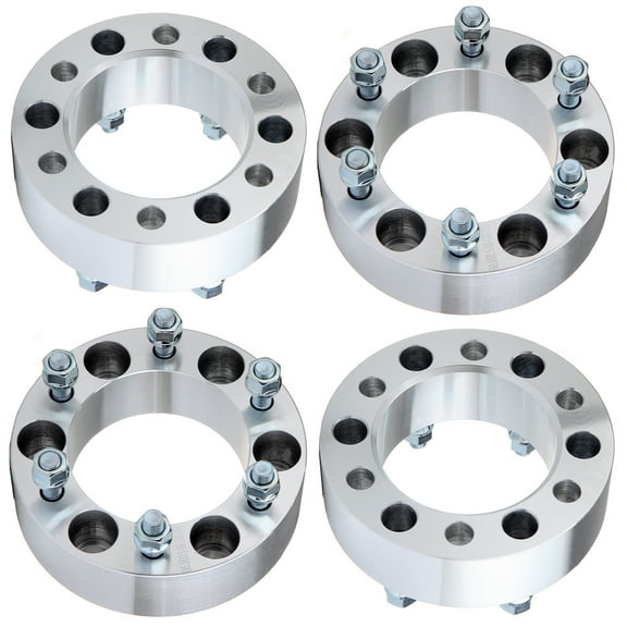 ECCPP 4x 6 lug wheel Spacer adapters 2" 6x5.5 108mm fits for with 12x1.25 Studs Fits select: 2004-2014 NISSAN TITAN, 1998-2004 NISSAN FRONTIER