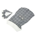 thumbnail image 4 of Traje de boda para mascotas Bling Bling esmoquin formal Gris XL, 4 of 12