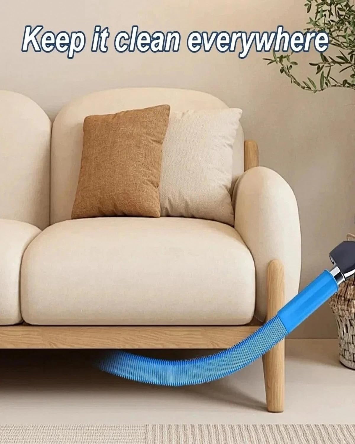 Dryer Lint Vacuum Attachment, Dryer Vent Cleaning Kit, Dryer Cleaning Hose, Vacuum Attachment for Dryer Vent with Most VacuumCleaner, Stretch Universal Connector (1Pcs)