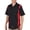 Black/ English Red, variant on Dress Shirt LS524 Unisex Short Sleeve Industrial Shirt