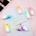 thumbnail image 4 of Luluganb 6 Pieces Cute Mini Highlighter Pen Pastel Color Chisel Tip,Highlighter Marker, 4 of 6