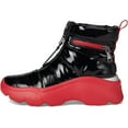thumbnail image 2 of Naturalizer Women's Think Royln X Shadow-Dancer Boot Black Patent Shine Nylon 6.5M, 2 of 5