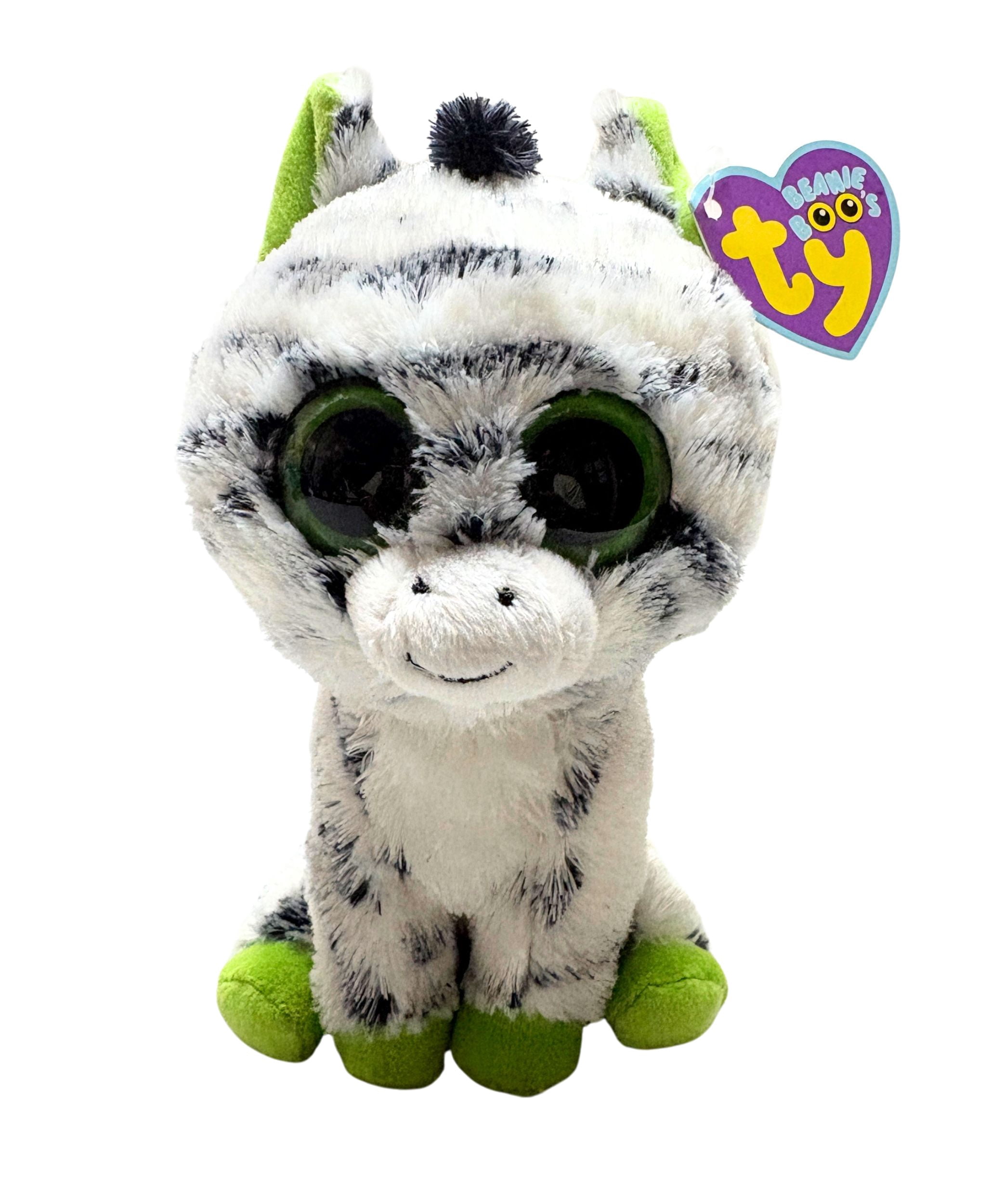 Ty, Beanie Boos, Zoey the Zebra, Glitter Eyes, Stuffed Animal