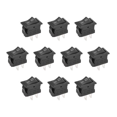 Lot De 15 Interrupteurs Bascule Mini Bateau ON/OFF/ON AC 250V/3A 125V/6A Uxcell