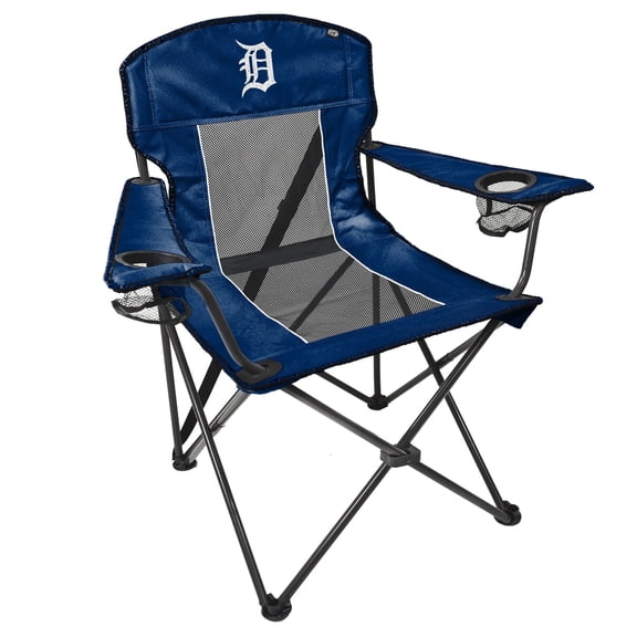 Equip Equip Outfield Chairs Detroit Tigers Collapsible Camping Chairs with Carry Bag, Blue