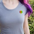 thumbnail image 2 of Stay Irie Rastafarian Flag Pinback Button Pin, 2 of 4