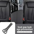 thumbnail image 3 of Elook Car Seat Gap Filler Organizer Universal Fit Car SUV Truck Console Side Plug Strip Stopping Phone Key from Falling, Pack of 2 Black (Black), 3 of 5