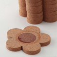 thumbnail image 3 of 12 Pcs sous-Verres Mignons pour Boissons, Ensemble de sous-Verres Absorbants et Réutilisables en Forme de Fleur de Liège de 4 Pouces, 3 of 4